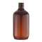 Bottiglia traslucida scura 900ml della pompa della schiuma dell'ANIMALE DOMESTICO di Brown per lo sciampo del lavaggio del corpo