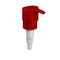 Pompa di plastica dell'erogatore della bottiglia della serratura 24/410 rosso della vite per il sapone del lavaggio del corpo