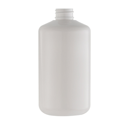 Materiale di plastica dell'ANIMALE DOMESTICO della bottiglia del giro bianco latteo/bottiglia d'imballaggio del cosmetico