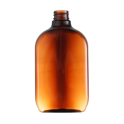 400ML di timbratura caldo Amber Bottle For Medical piana