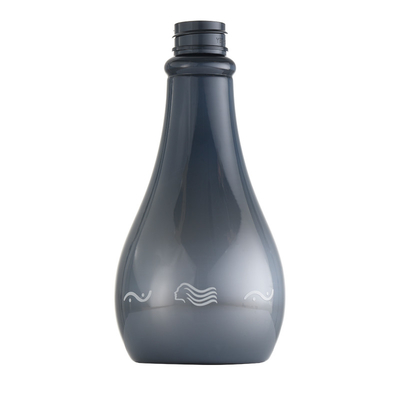 Fatto in bottiglia di Gray Pet Luxury Shower Gel dell'argento della Cina 350ml con la bottiglia vuota stampata dello sciampo del modello